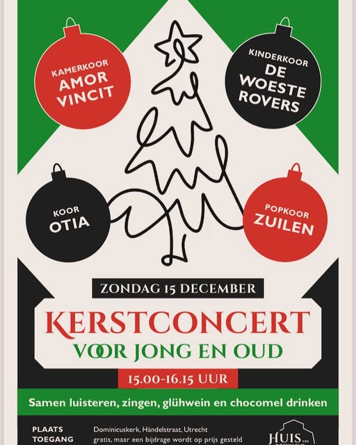 kerst oog in al Kerstconcert Dominicuskerk Utrecht