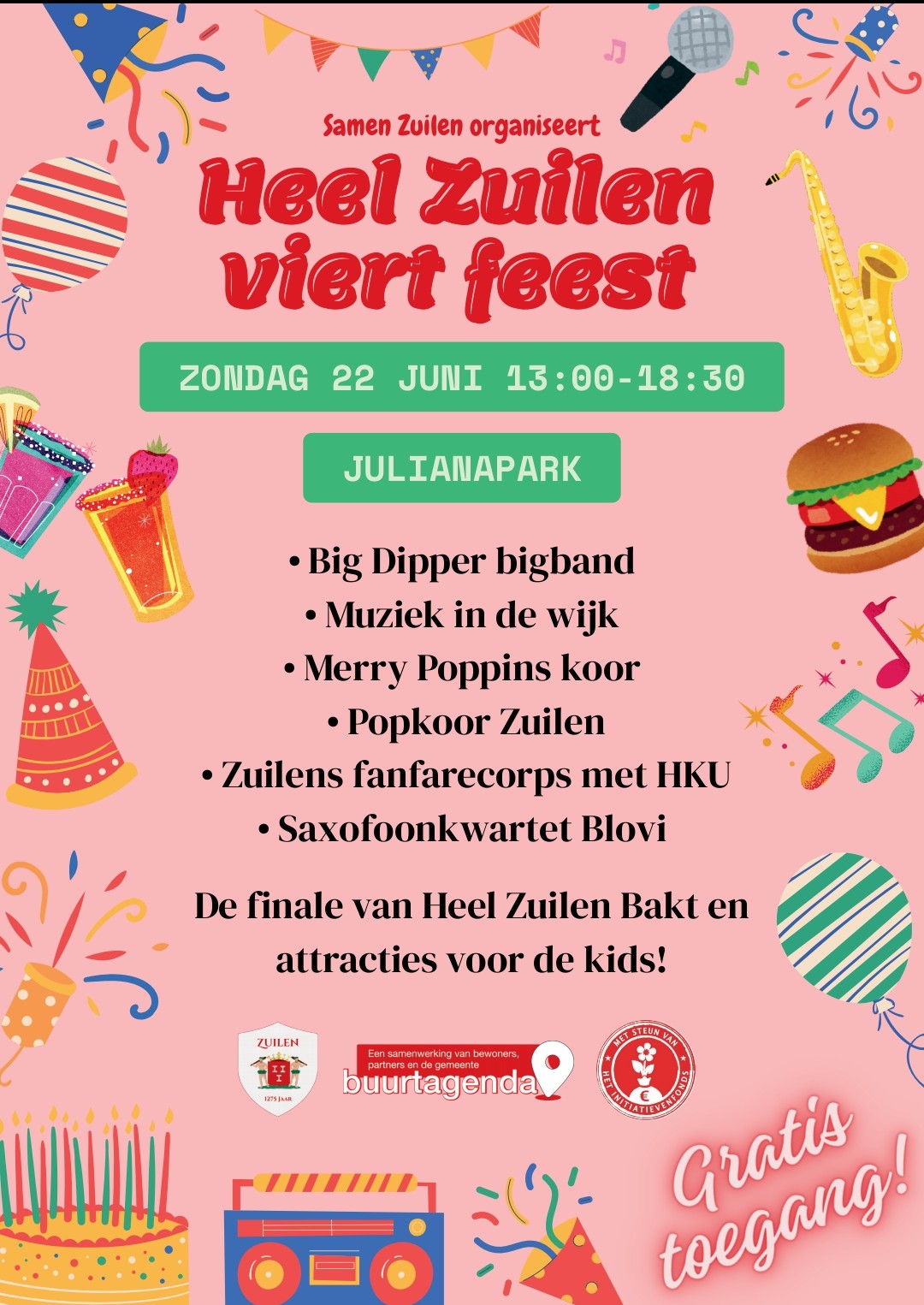 Heel Zuilen viert feest
